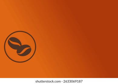 Coffee icon background, Delicious coffee in circle.vector illustration