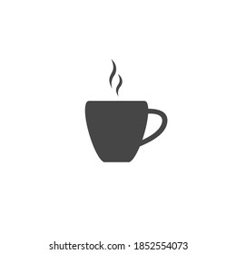 Kaffeesymbol Schwarz-Weiß-Vektorgrafik