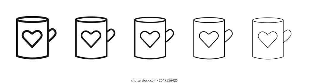 Coffee icon black and white vector sign