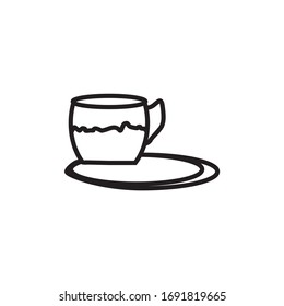 Coffee icon, cafe, symbol contribusen illustrtion