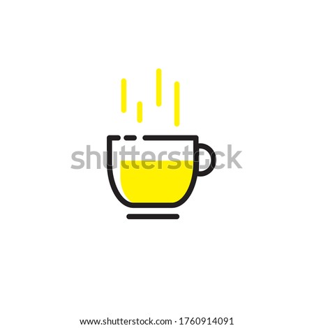 Coffee icon. Caffe Symbol. EPS 10.  Editable Vector. tea icon. tea symbol