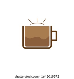 coffee icon can be for brands