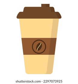 Coffee icon clipart design illustration template