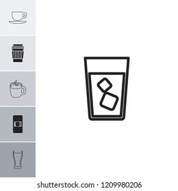 Coffee icon. collection of 6 coffee filled and outline icons such as vending machine, drink, tea cup. editable coffee icons for web and mobile.