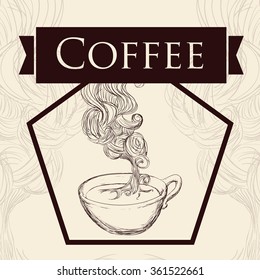 Coffee icon design 