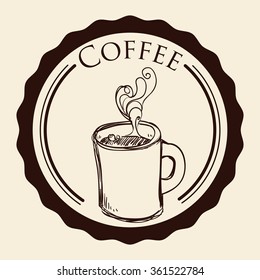 Coffee icon design 