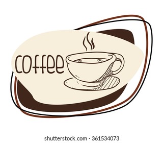 Coffee icon design 