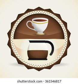 Coffee icon design 