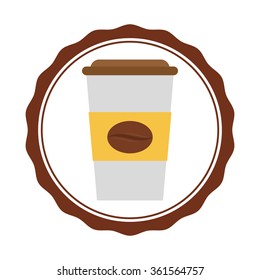 Coffee icon design 
