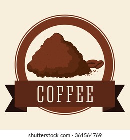 Coffee icon design 