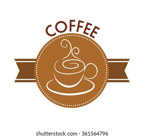 Coffee icon design 