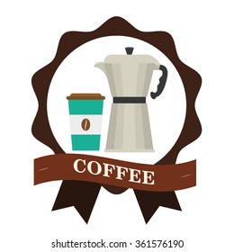 Coffee icon design 