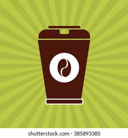 Coffee icon design 