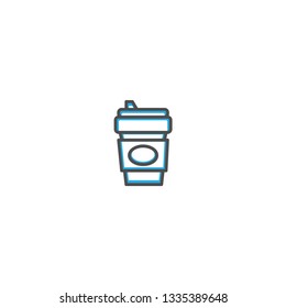 Coffee icon design. Gastronomy icon vector illustration design