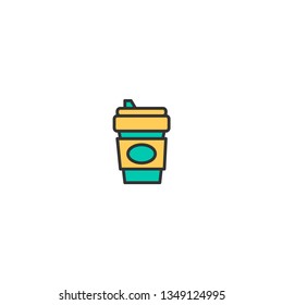 Coffee icon design. Gastronomy icon vector illustration