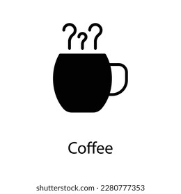 Coffee icon design stock illustration