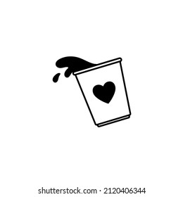 Coffee icon design template vector isolated