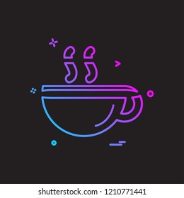 Coffee icon design vector