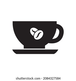 Coffee icono de diseño vector Idea para uso impreso y web.
