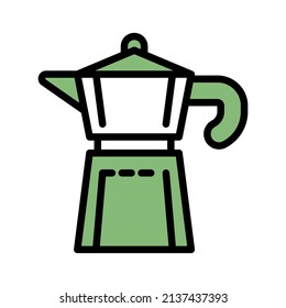 Coffee-Icon-Design, Vektorgrafik mit Linienstil, die am besten für Banner oder Webanwendungen verwendet wird