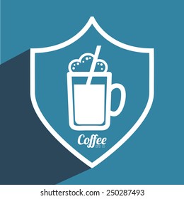 coffee icon design, vector illustration eps10 graphic 