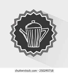 coffee icon design, vector illustration eps10 graphic 