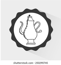 coffee icon design, vector illustration eps10 graphic 