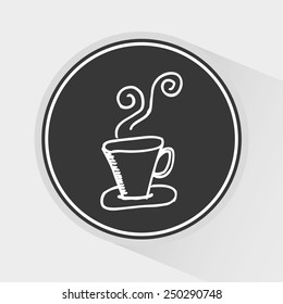 coffee icon design, vector illustration eps10 graphic 