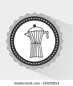 coffee icon design, vector illustration eps10 graphic 