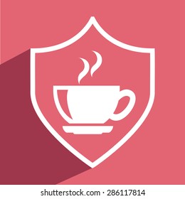 coffee icon design, vector illustration eps10 graphic 