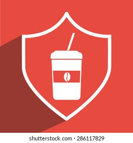 coffee icon design, vector illustration eps10 graphic 