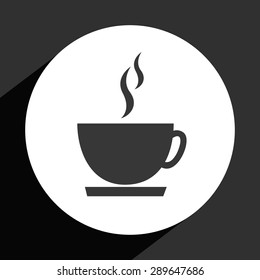 coffee icon design, vector illustration eps10 graphic 