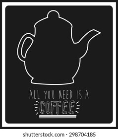 coffee icon design, vector illustration eps10 graphic 