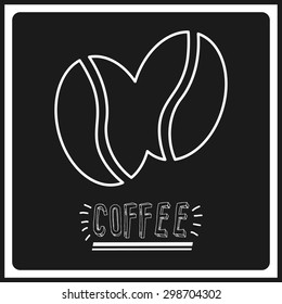 coffee icon design, vector illustration eps10 graphic 