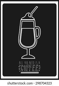 coffee icon design, vector illustration eps10 graphic 