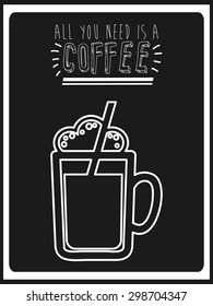 coffee icon design, vector illustration eps10 graphic 