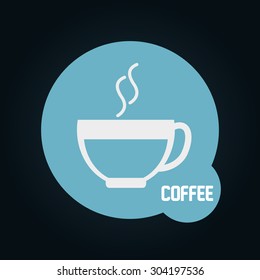 coffee icon design, vector illustration eps10 graphic 