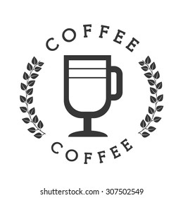 coffee icon design, vector illustration eps10 graphic 