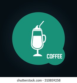 coffee icon design, vector illustration eps10 graphic 