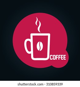 coffee icon design, vector illustration eps10 graphic 
