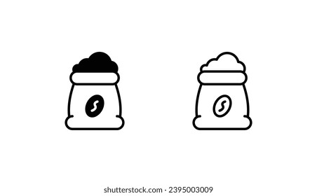 Coffee icon design with white background stock illustration