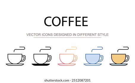 Ícone de café design com fundo branco ilustração stock