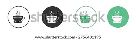 Coffee icon element for designs