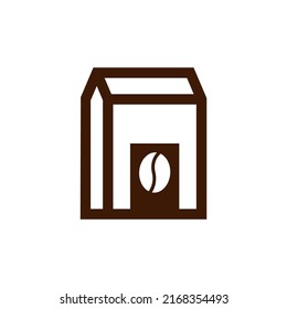 Coffee icon with flat design style. coffee symbol illustration. vector eps10