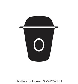 Coffee icon Flat line illustration