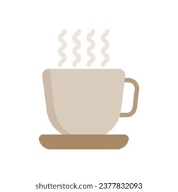 coffee icon flat style vector