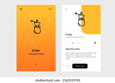 coffee icon. Full icon set available in my portfolio