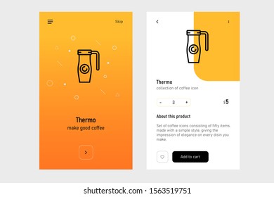 coffee icon. Full icon set available in my portfolio