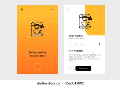 coffee icon. Full icon set available in my portfolio