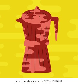 coffee icon Geometric Liquid Shape